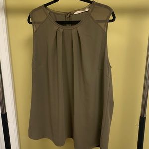 Brown blouse tank